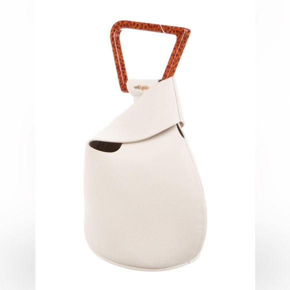 Mini Astrea Handle Bag Cult Gaia Authentic Chic Leather Unique Neutrals … - Picture 2 of 6